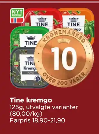 Meny Tine kremgo tilbud