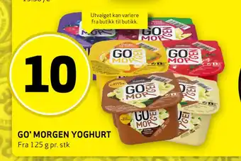 Bunnpris Go'morgen yoghurt tilbud