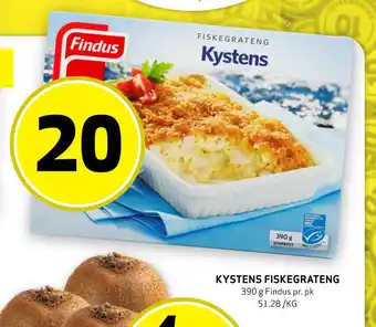 Bunnpris Kystens fiskegrateng tilbud