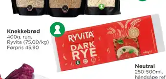 Meny Knekkebrød tilbud