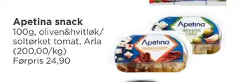 Meny Apetina snack tilbud