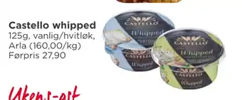 Meny Castello whipped tilbud