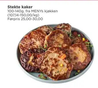 Meny Stekte kaker tilbud
