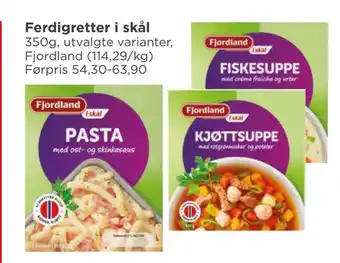 Meny Ferdigretter i skål tilbud