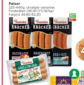Meny Pølser tilbud