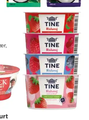 Meny Tine rislunsj tilbud