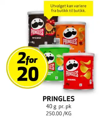 Bunnpris Pringles tilbud