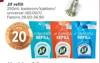 Meny Jif refill tilbud