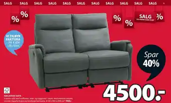 JYSK Abildskov sofa tilbud