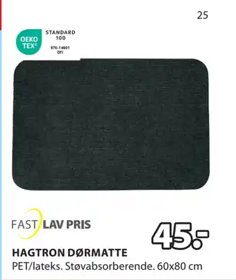 JYSK Hagtron dørmatte tilbud