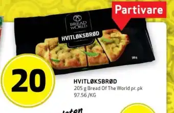 Bunnpris Bread of the world brød tilbud