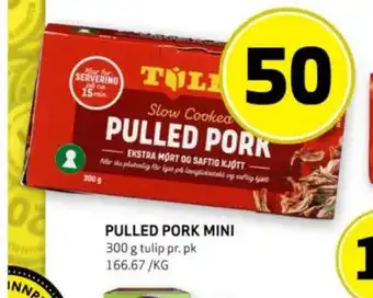 Bunnpris Tulip pulled pork tilbud