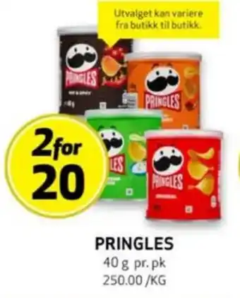Bunnpris Pringles chips tilbud