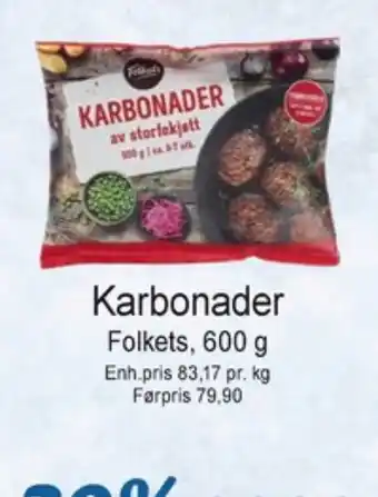 Joker Folkets karbonader tilbud