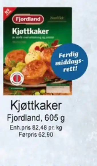 Joker Fjordland kjøttkaker tilbud