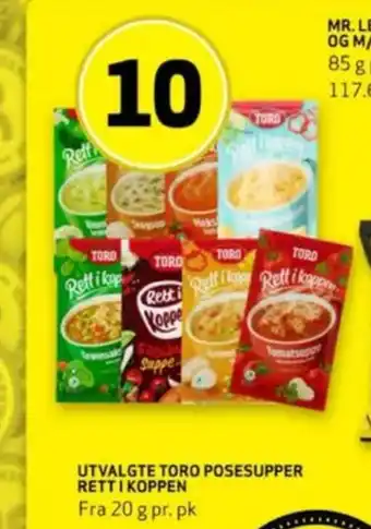 Bunnpris Rett i koppen instant retter tilbud