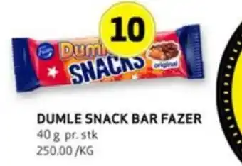 Bunnpris Snacks sjokoladebar tilbud