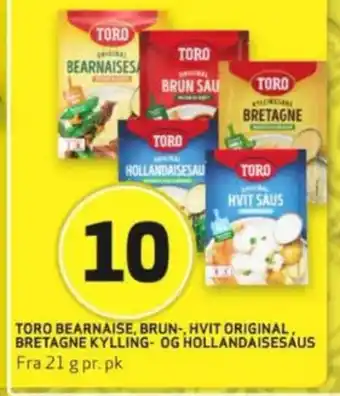 Bunnpris Toro saus tilbud