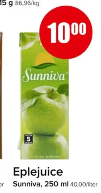 Sunniva eplejuice