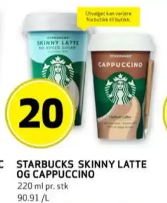 Bunnpris Starbucks iskaffe tilbud