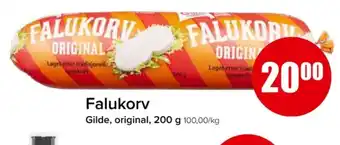 Eurospar Gilde falukorv tilbud