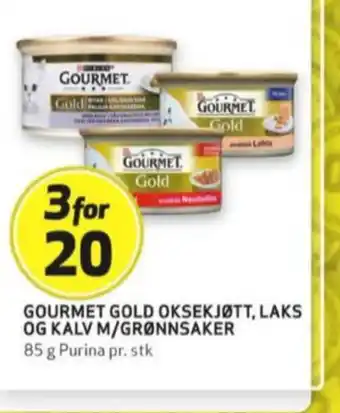 Bunnpris Gourmet gold kattemat tilbud