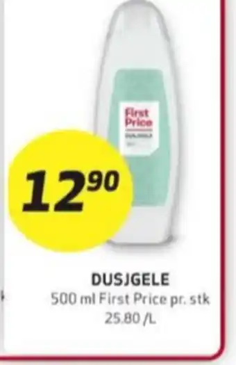 Bunnpris First price dusjsåpe tilbud