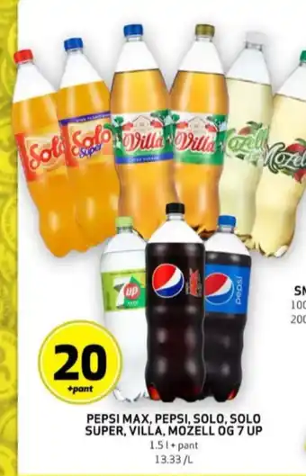 Bunnpris Pepsi max brus tilbud