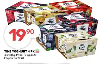 Matkroken Tine yoghurt tilbud