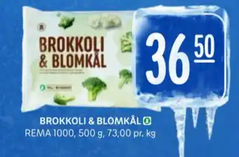 Rema 1000 Rema 1000 brokkoli & blomkål tilbud