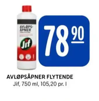 Rema 1000 Jif avløpsåpner tilbud