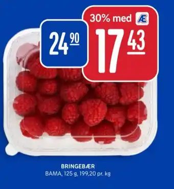 Rema 1000 Bama bringebær tilbud
