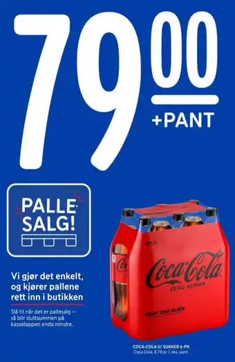 Rema 1000 Coca-cola zero brus tilbud