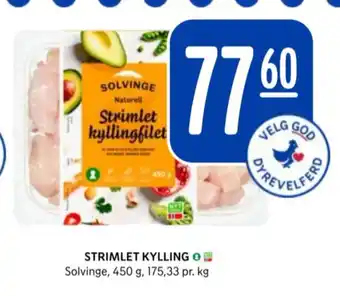 Rema 1000 Solvinge strimlet kylling tilbud