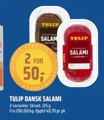Coop Obs Tulip dansk salami tilbud