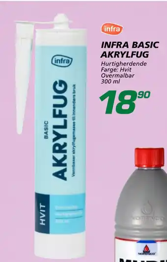 Coop Byggmix Infra basic akrylfug tilbud