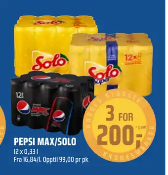 Coop Obs Pepsi max/solo tilbud