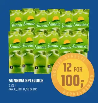 Coop Obs Sunniva eplejuice tilbud