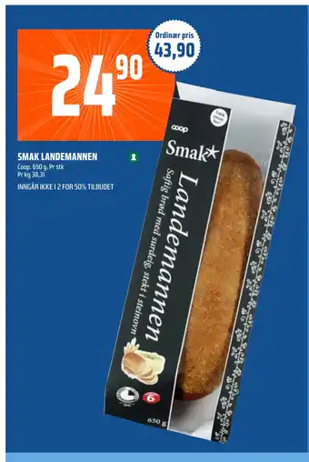 Coop Obs Smak landemannen tilbud