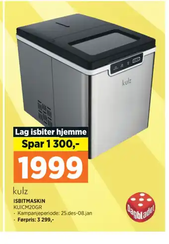 POWER Isbitmaskin tilbud