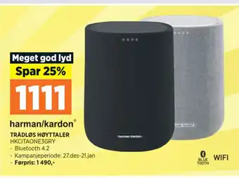 POWER Trådløs høyttaler tilbud