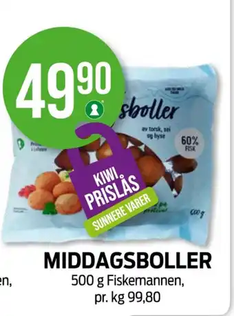 Kiwi Fiskemannen ferdigretter tilbud