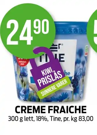 Kiwi Tine creme fraiche tilbud