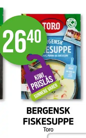 Kiwi Toro suppe tilbud