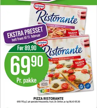Kiwi Ristorante pizza tilbud