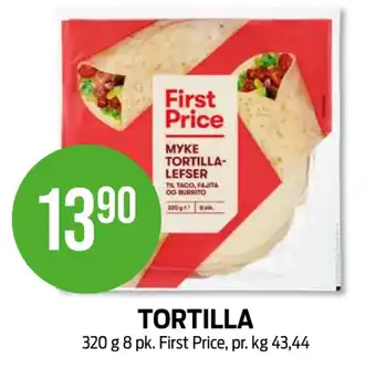 Kiwi First price tortillas tilbud