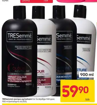Rusta Tresemmé shampoo tilbud