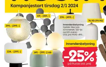 Rusta Ukjent bordlampe tilbud