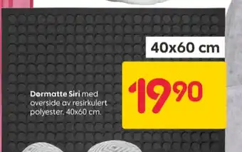 Rusta Ukjent dørmatte tilbud