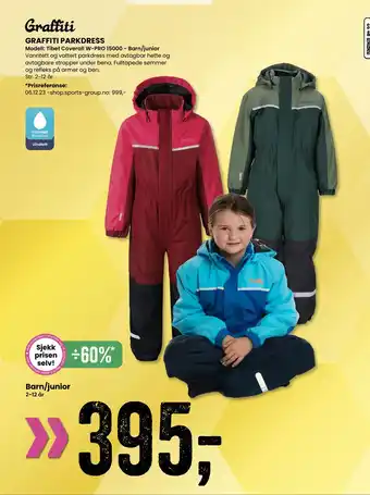 Sport Outlet Graffiti parkdress tilbud